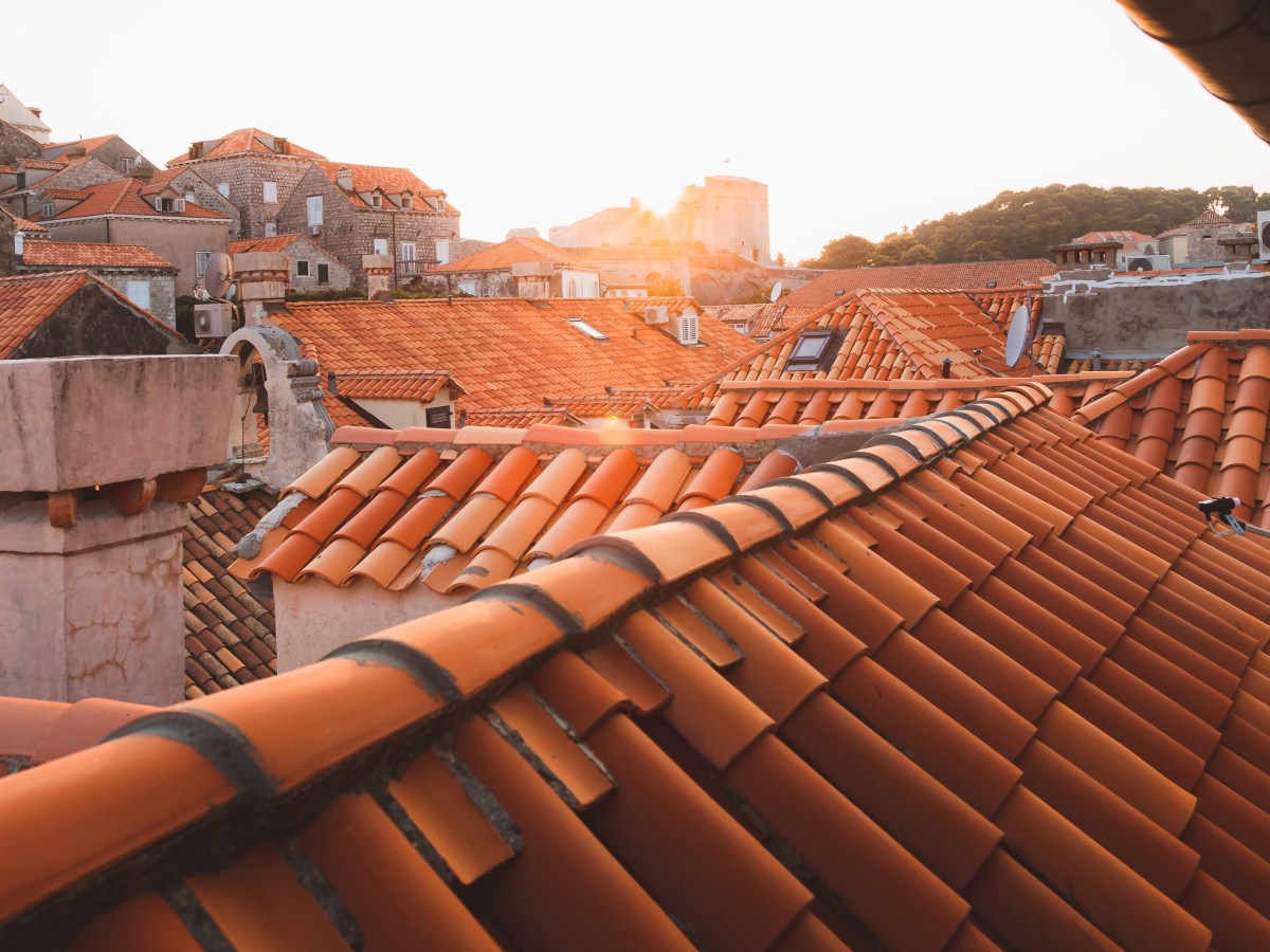 Terracotta rooves fading into the distance